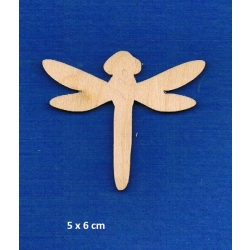 SKLEJKA #3mm Ważka 5x6cm / seria owady /  0170